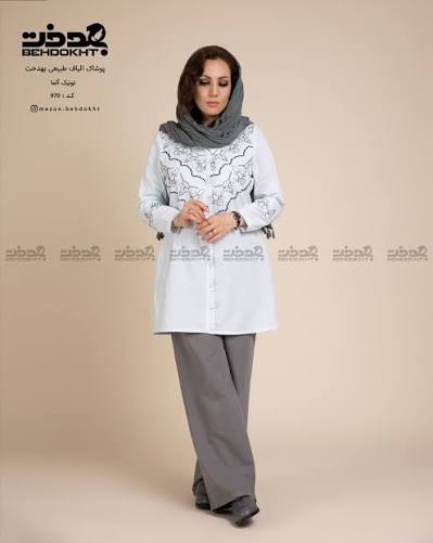 تونیک الما الیاف طبیعی پنبه