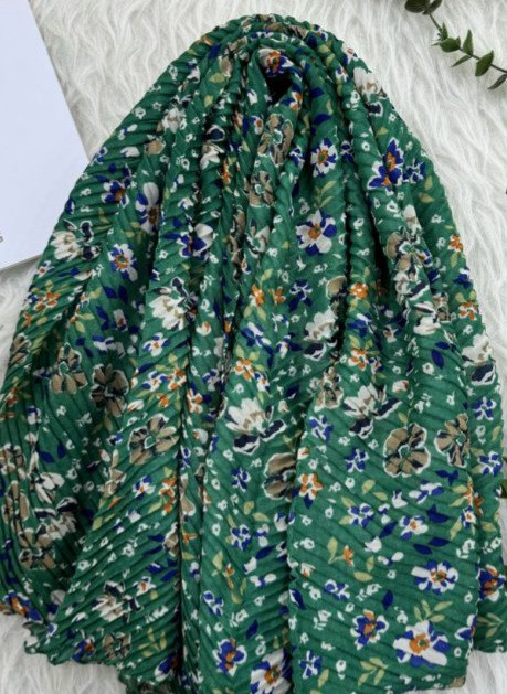 شال نخی پلیسه آبرنگی