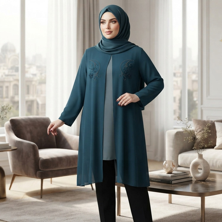 شومیز حریر گل شکوفا سایز بزرگ