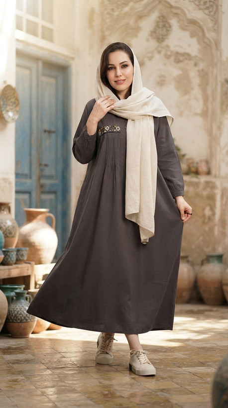 کفتان پارمیس الیاف طبیعی پنبه