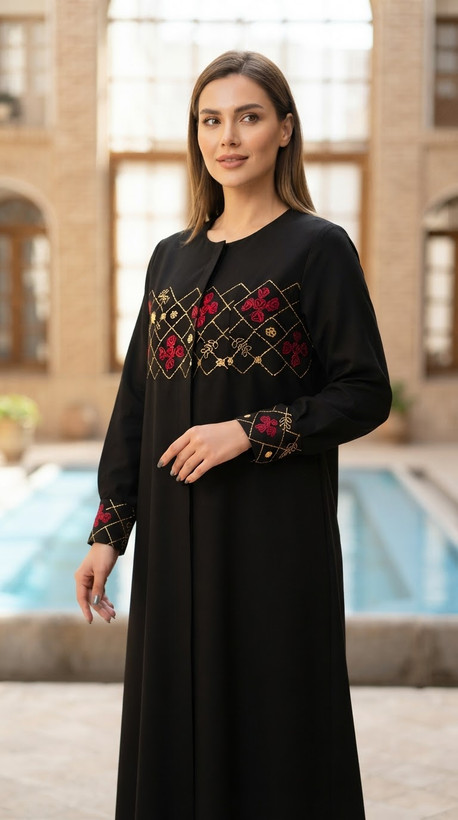 مانتو گلدوزی ساره