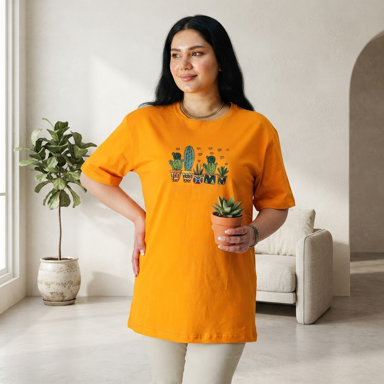 تیشرت زنانه اورسایز سوپر پنبه 2XL/3XL